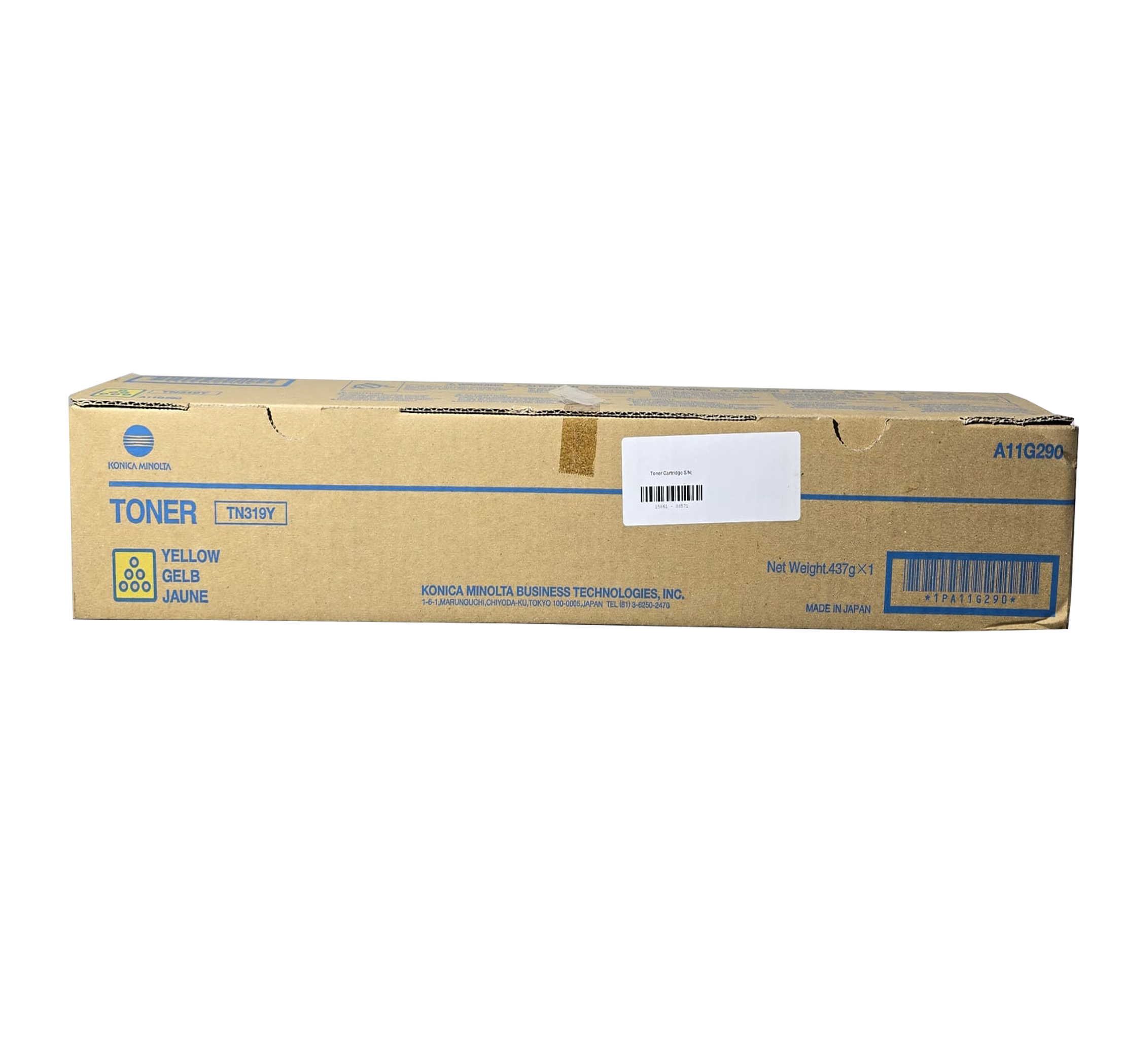 Toner Originale Konica Minolta TN319Y Giallo Per Bizhub C360 – A11G250, Aperto!