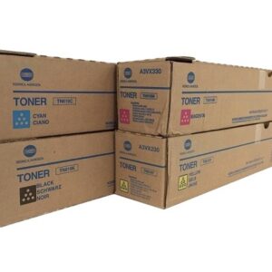 Konica Minolta TN619 CMYk Complete Toner Cartridges Set
