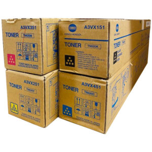 Konica Minolta TN620 Complete CMYK Toners Set