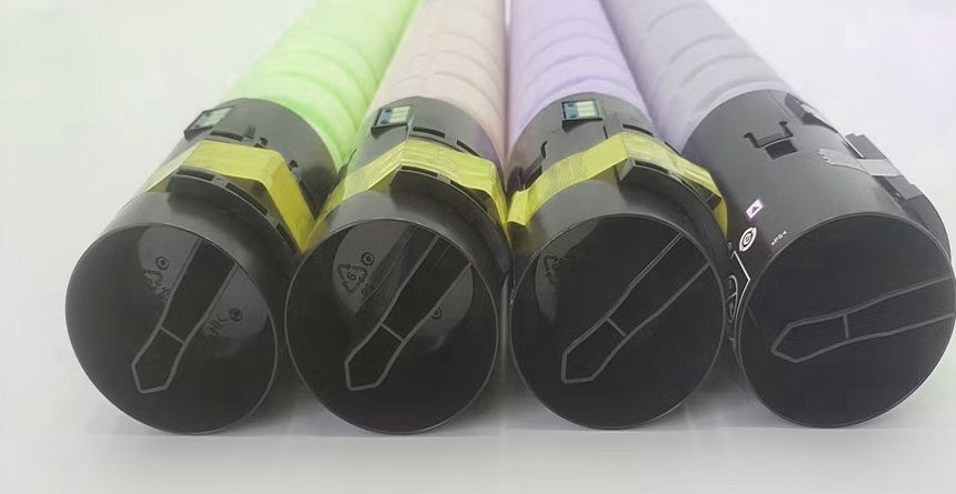 Konica Minolta Copier toner cartridges for bizhub printers showing OEM and compatible options
